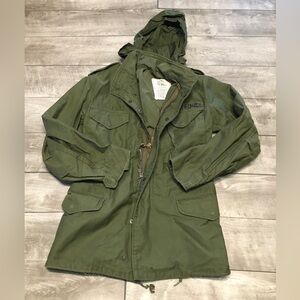 Vintage Winfield Mfg US Army Air Force Cold Weather Jacket OG-107 Field Size XS